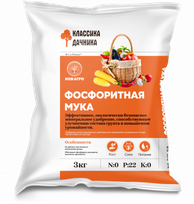 Фосфоритная мука N:P:K 0:22:0 3кг (Нов-Агро)