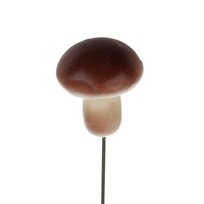 Фигурка на стержне Грибок 3х25см, ПВХ, металл 153-197