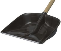 Лопата снег пласт с мет. планкой Альфа 460*420 с черенком